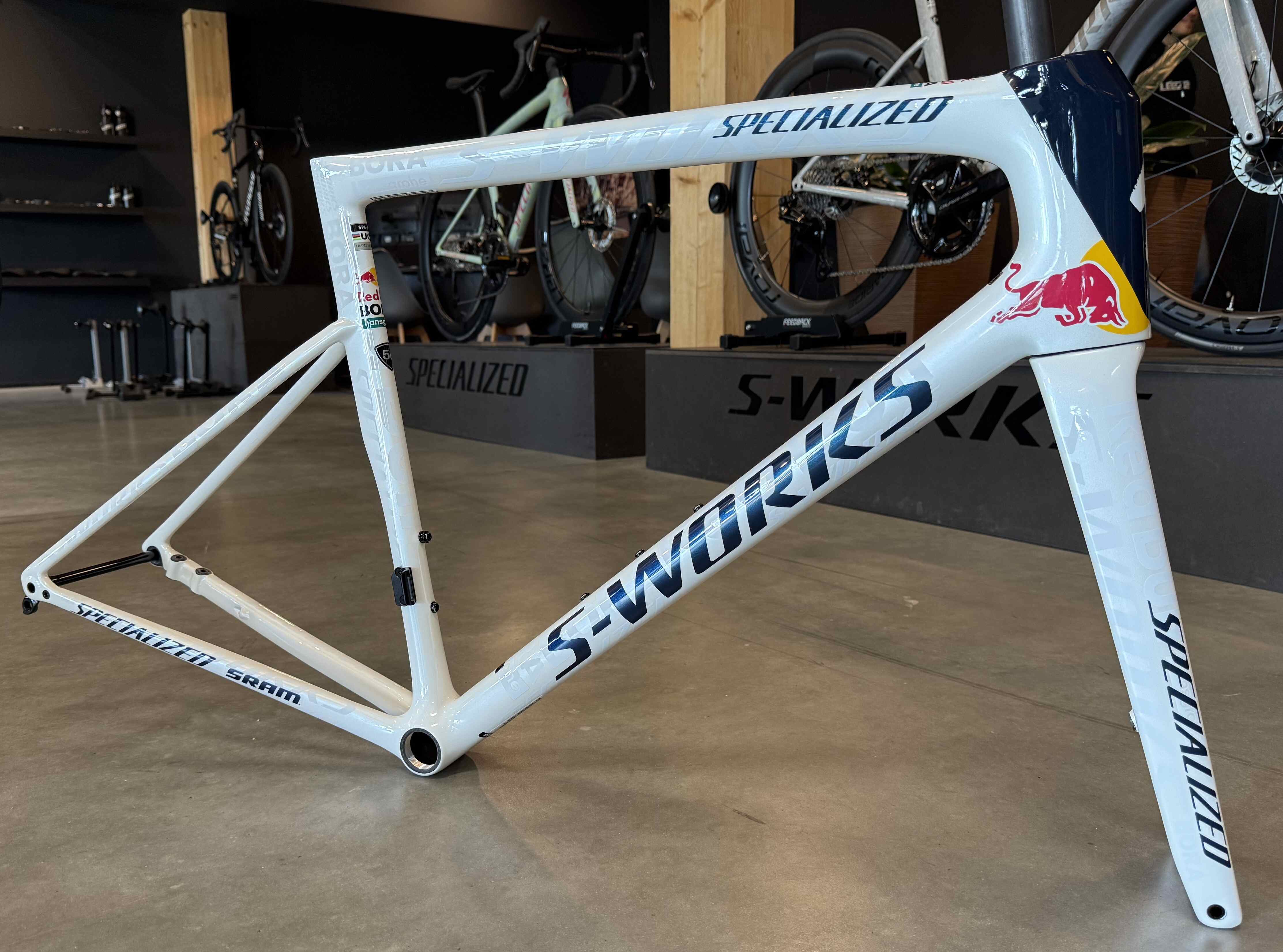 Specialized S-Works Tarmac SL8 Rahmenset Red Bull - BORA - hansgrohe