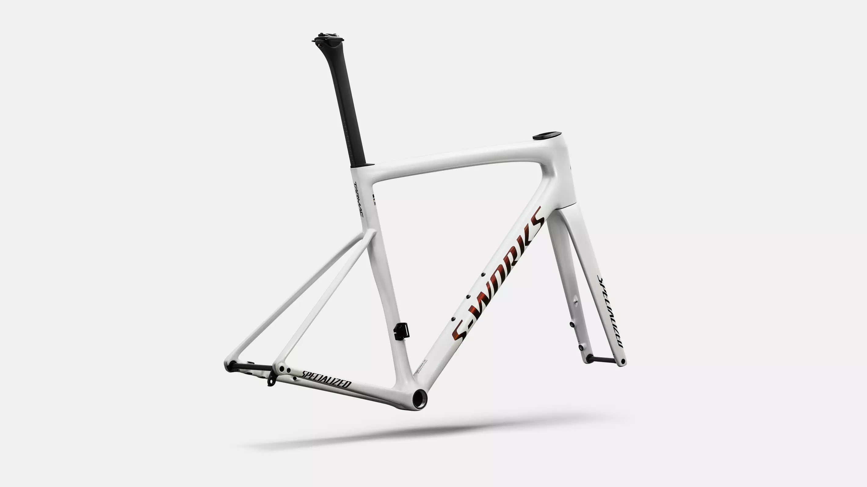 Specialized S-Works Tarmac SL8 Rahmenset Gloss Metallic White Silver / Pearl / Black