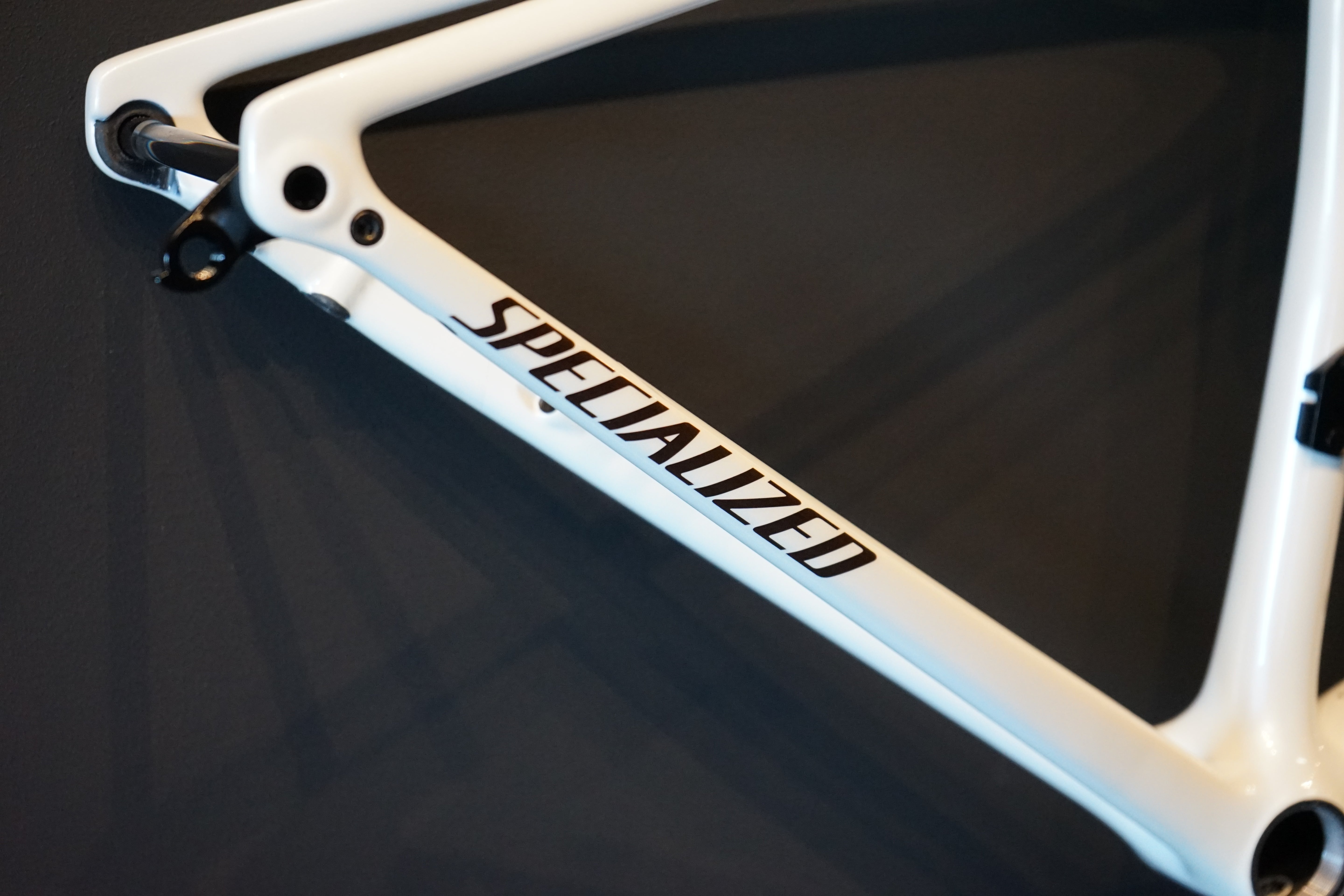 Specialized S-Works Tarmac SL8 Rahmenset Gloss Metallic White Silver / Pearl / Black