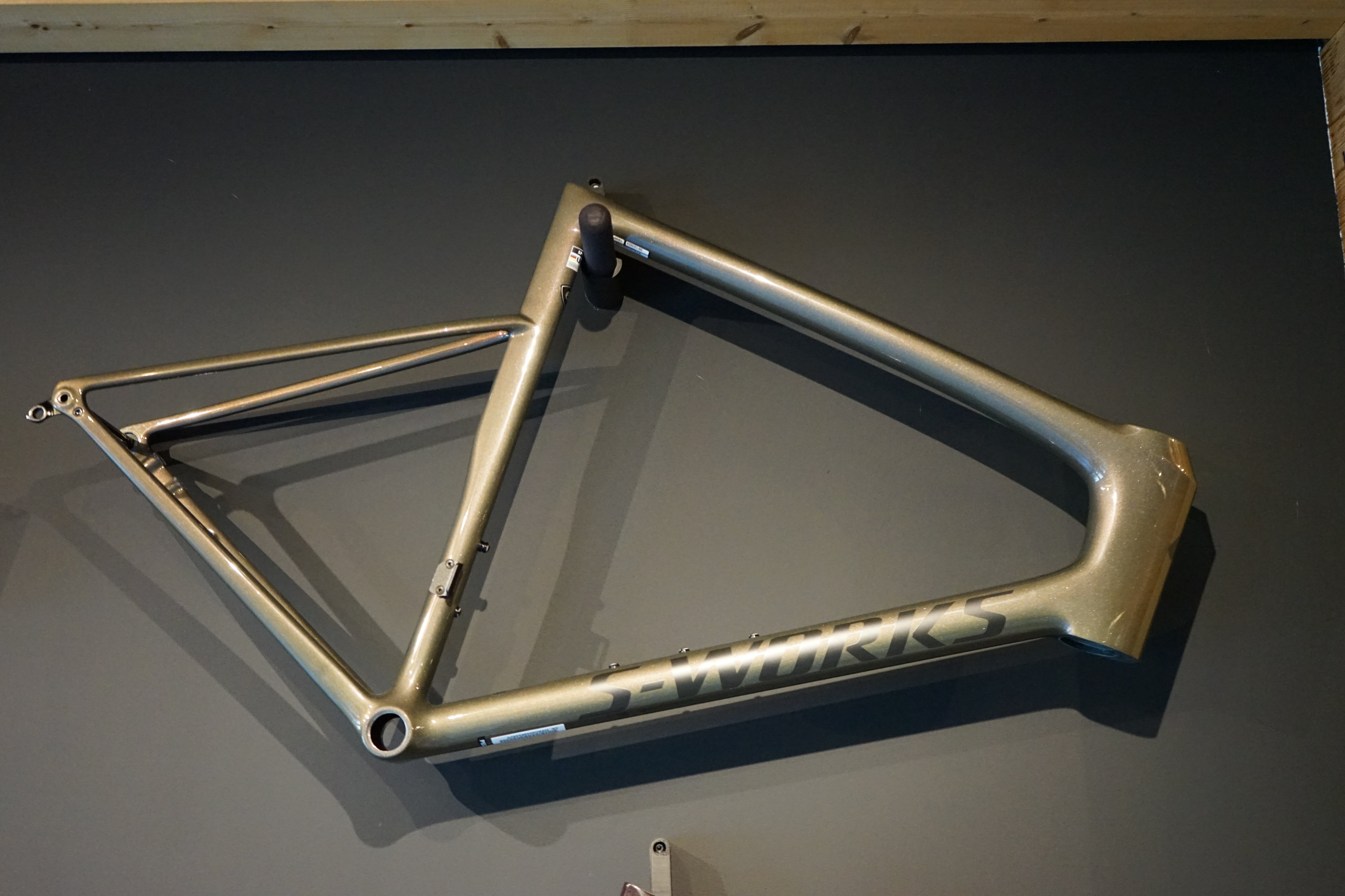Specialized S-Works Tarmac SL8 Rahmenset Gloss Cypress Metallic / Magenta to Gold Pearl / Satin Black Metallic