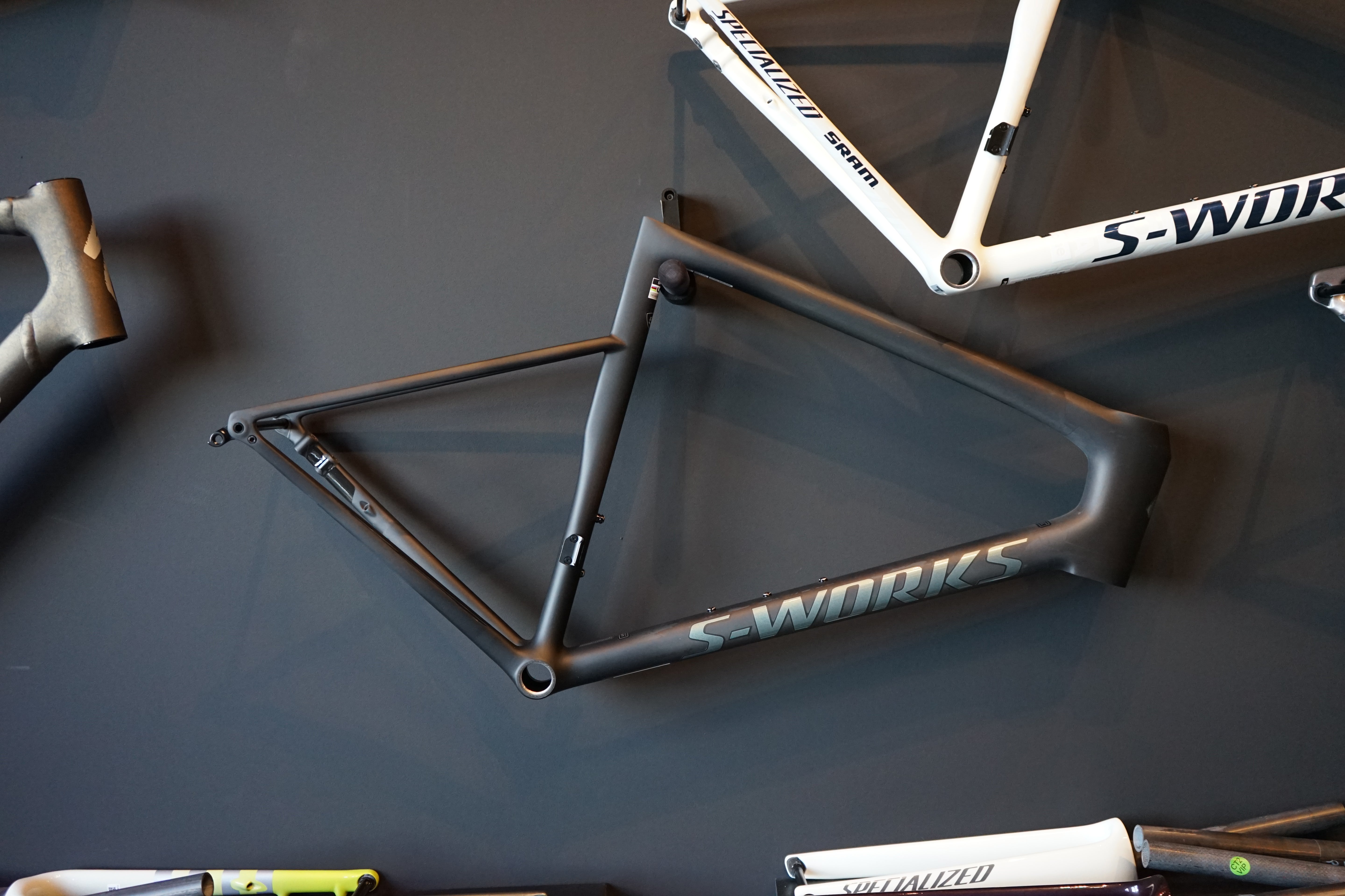 Specialized S-Works Tarmac SL8 Rahmenset Rtp Raw Carbon / Gloss Premium Fjord