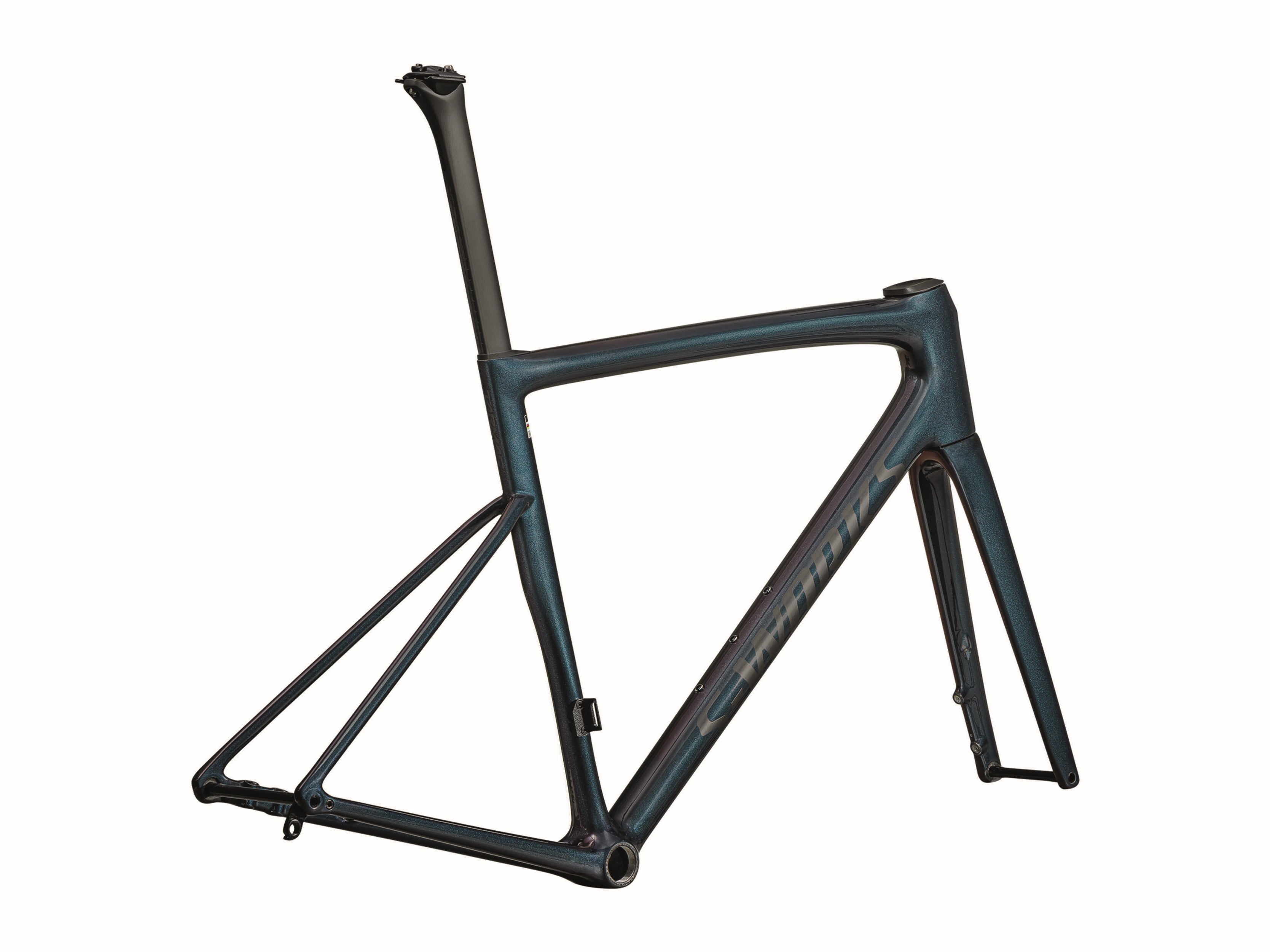 Specialized S-Works Tarmac SL8 Rahmenset Gloss Red to Black Pearl Over Deep Lake Metallic / Satin Metallic Obsidian