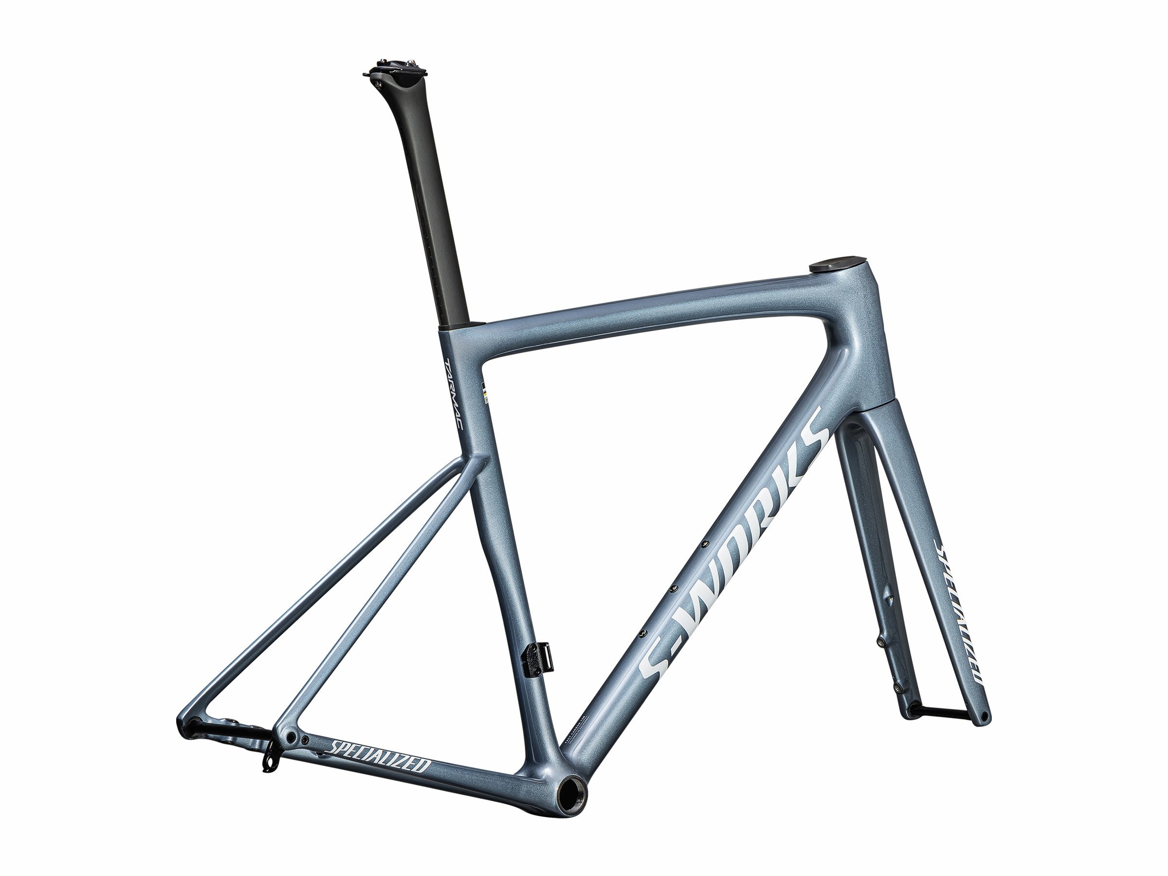 Specialized S-Works Tarmac SL8 Rahmenset Gloss Glacial Metallic / Red to Gold Pearl / White