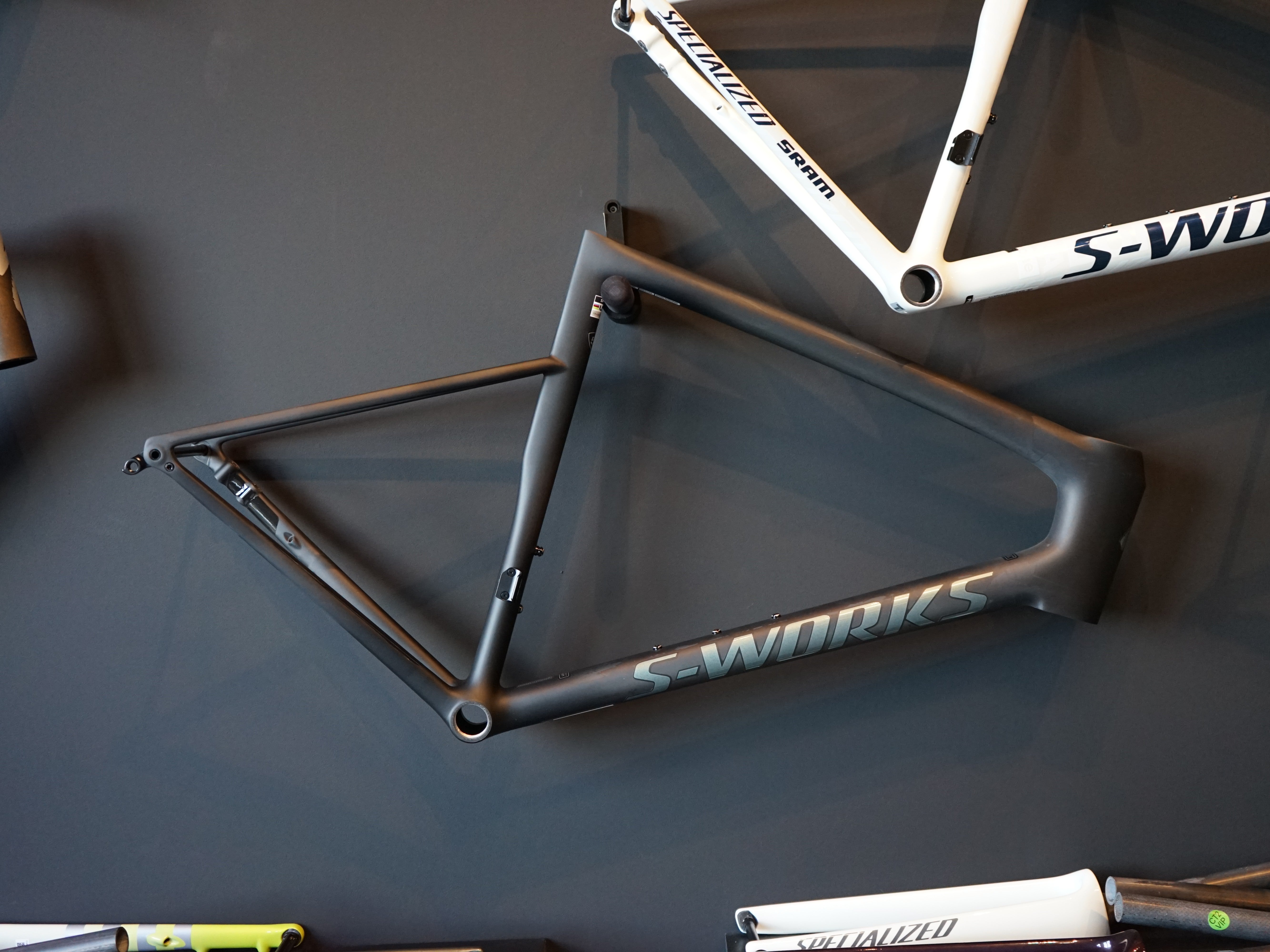 Specialized S-Works Tarmac SL8 Rahmenset Rtp Raw Carbon / Gloss Premium Fjord