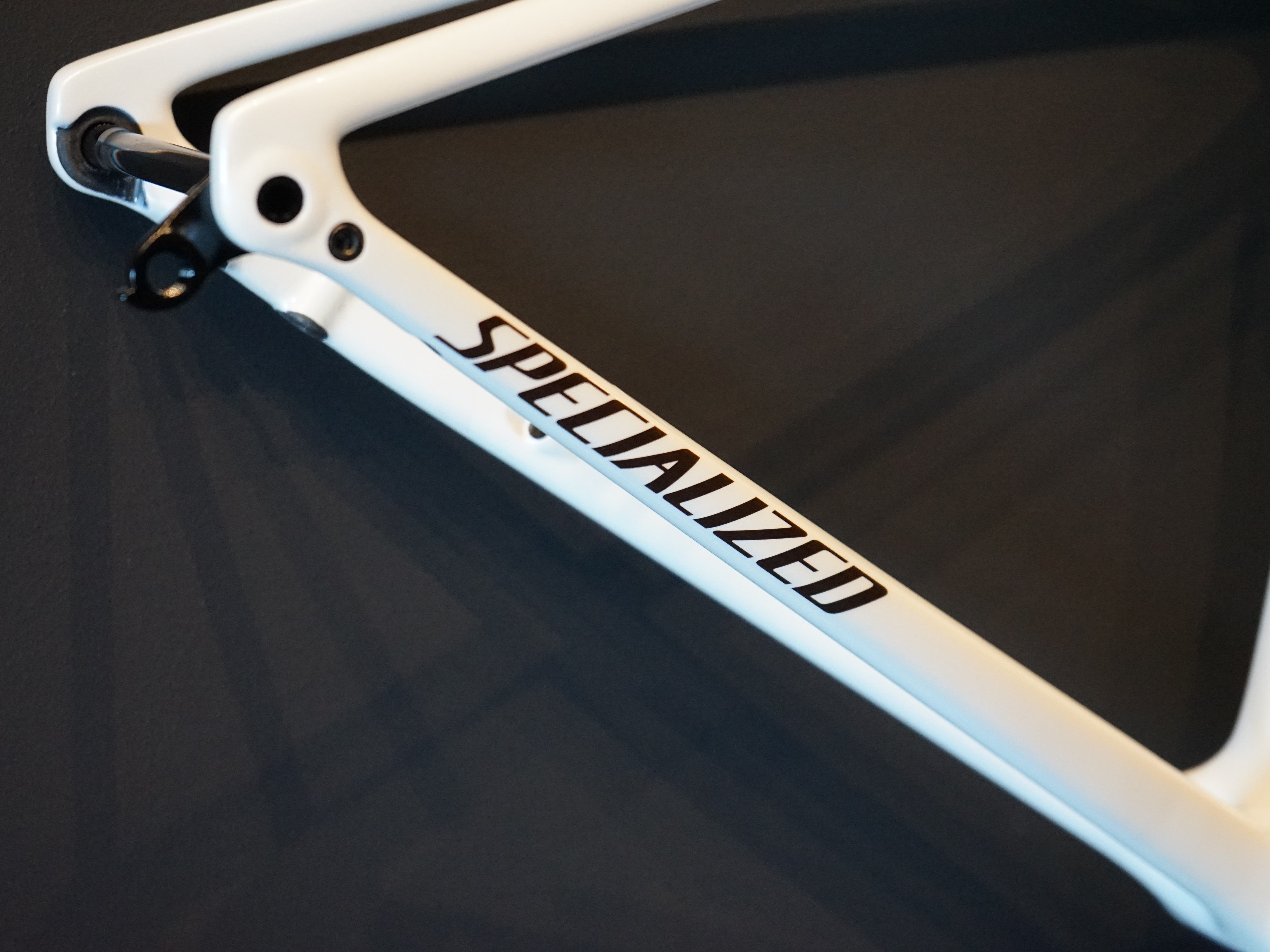 Specialized S-Works Tarmac SL8 Rahmenset Gloss Metallic White Silver / Pearl / Black