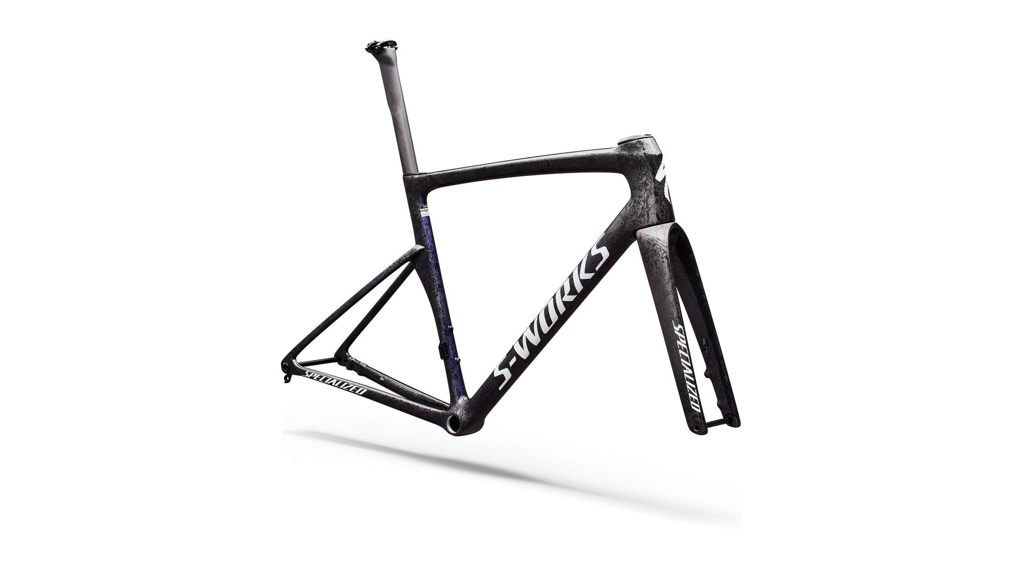 S-Works Tarmac SL9 Rahmenset – GLOSS CARBON / RED TO BLUE PEARL / WHITE – 56