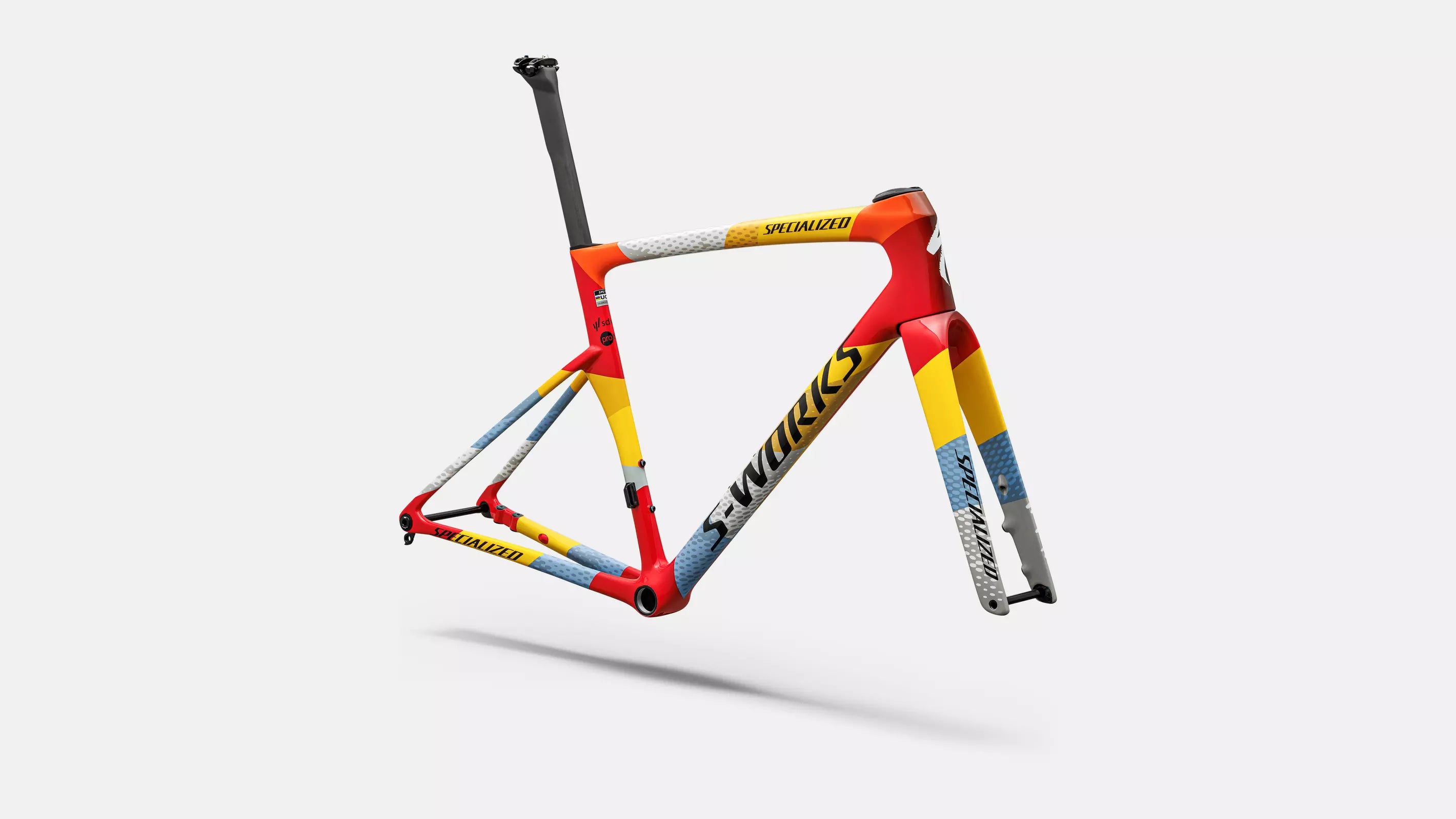 S-Works Tarmac SL9 Team Replica Frameset - SD Worx - Protime – 56