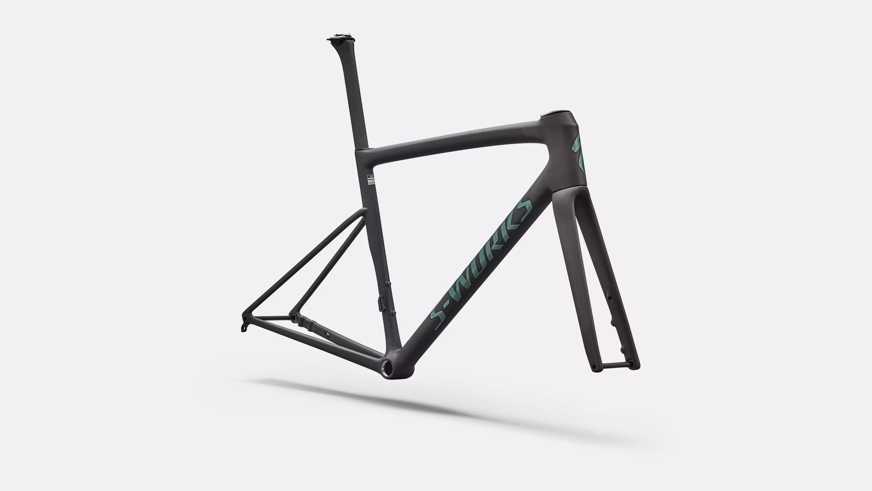 Specialized S-Works Tarmac SL8 Rahmenset Rtp Raw Carbon / Gloss Premium Fjord