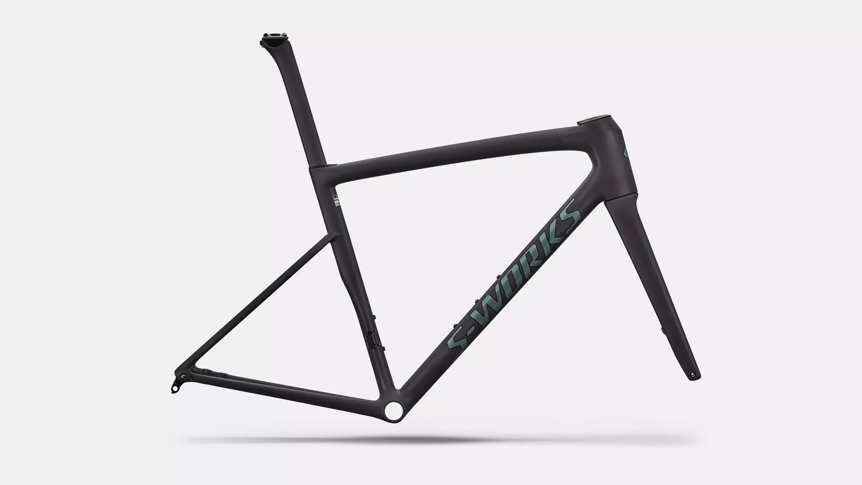 Specialized S-Works Tarmac SL8 Rahmenset Rtp Raw Carbon / Gloss Premium Fjord