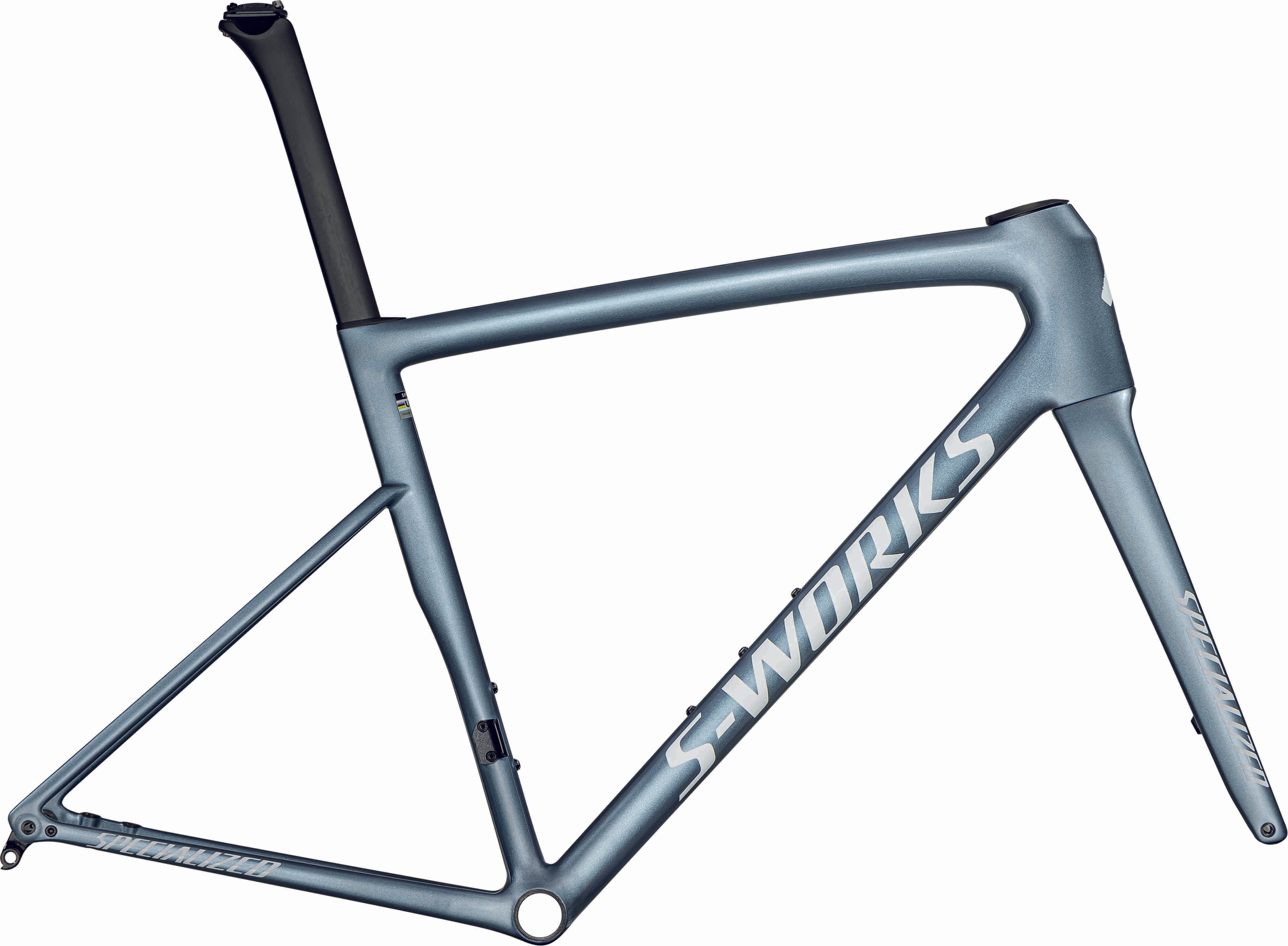 Specialized S-Works Tarmac SL8 Rahmenset Gloss Glacial Metallic / Red to Gold Pearl / White