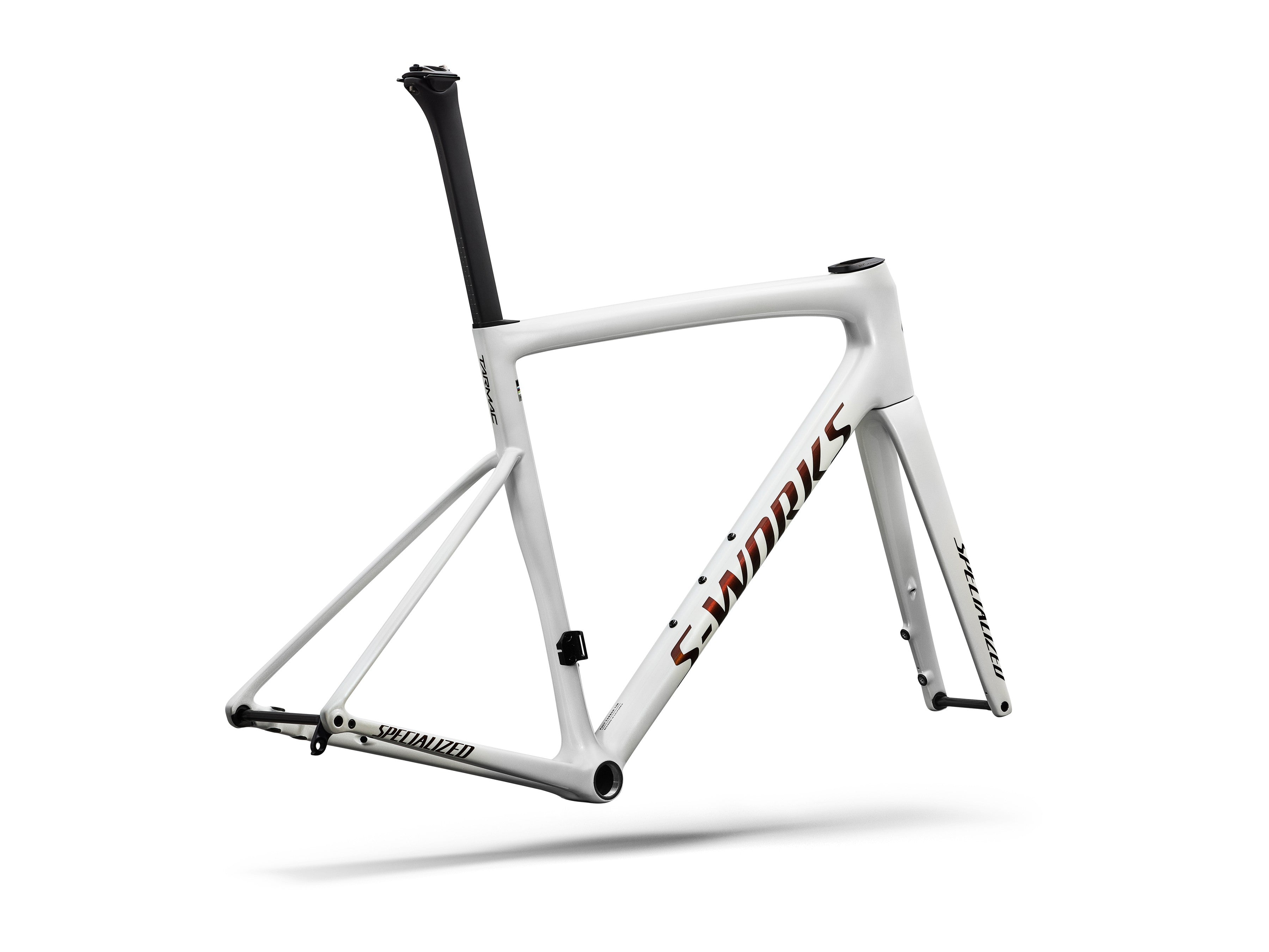 Specialized S-Works Tarmac SL8 Rahmenset Gloss Metallic White Silver / Pearl / Black