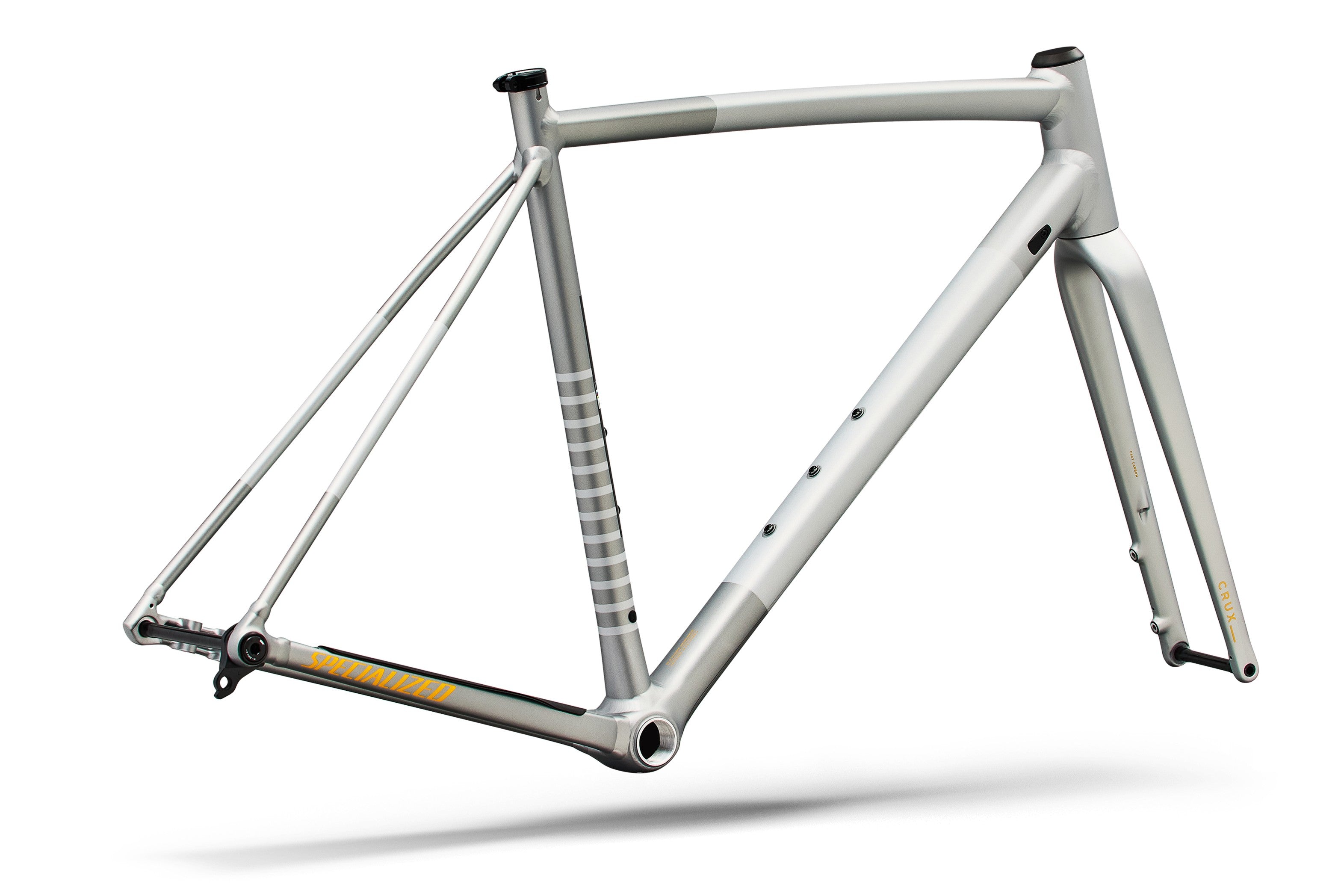 Specialized Crux DSW Rahmenset - Shadow Silver / California Sunshine