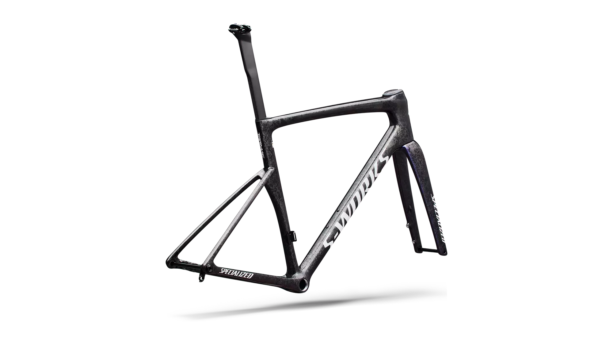 S-Works Tarmac SL9 Rahmenset – GLOSS CARBON / RED TO BLUE PEARL / WHITE – 56