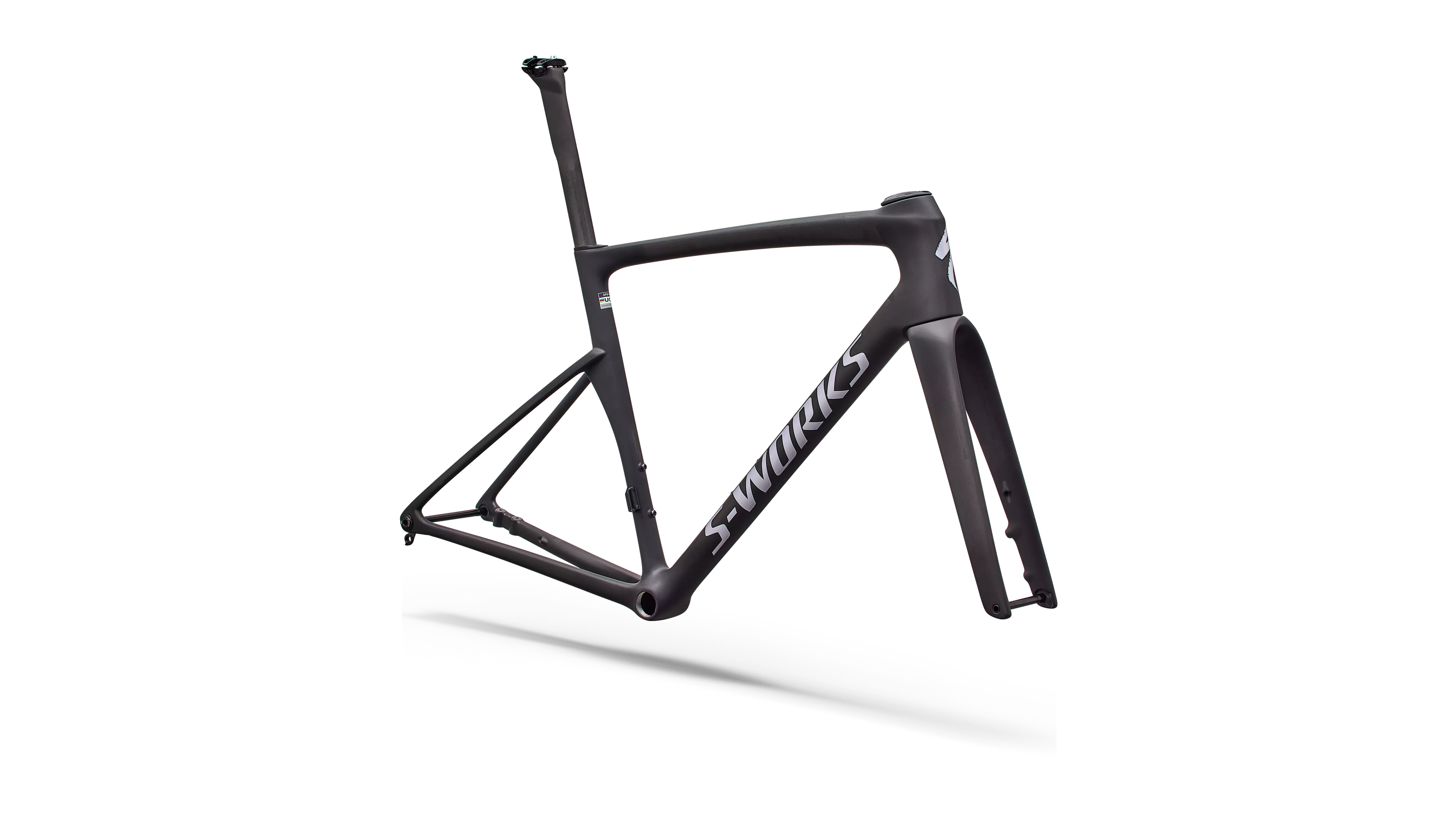 S-Works Tarmac SL9 Rahmenset – Rtp Raw Carbon / Gloss Amethyst Frost – 56