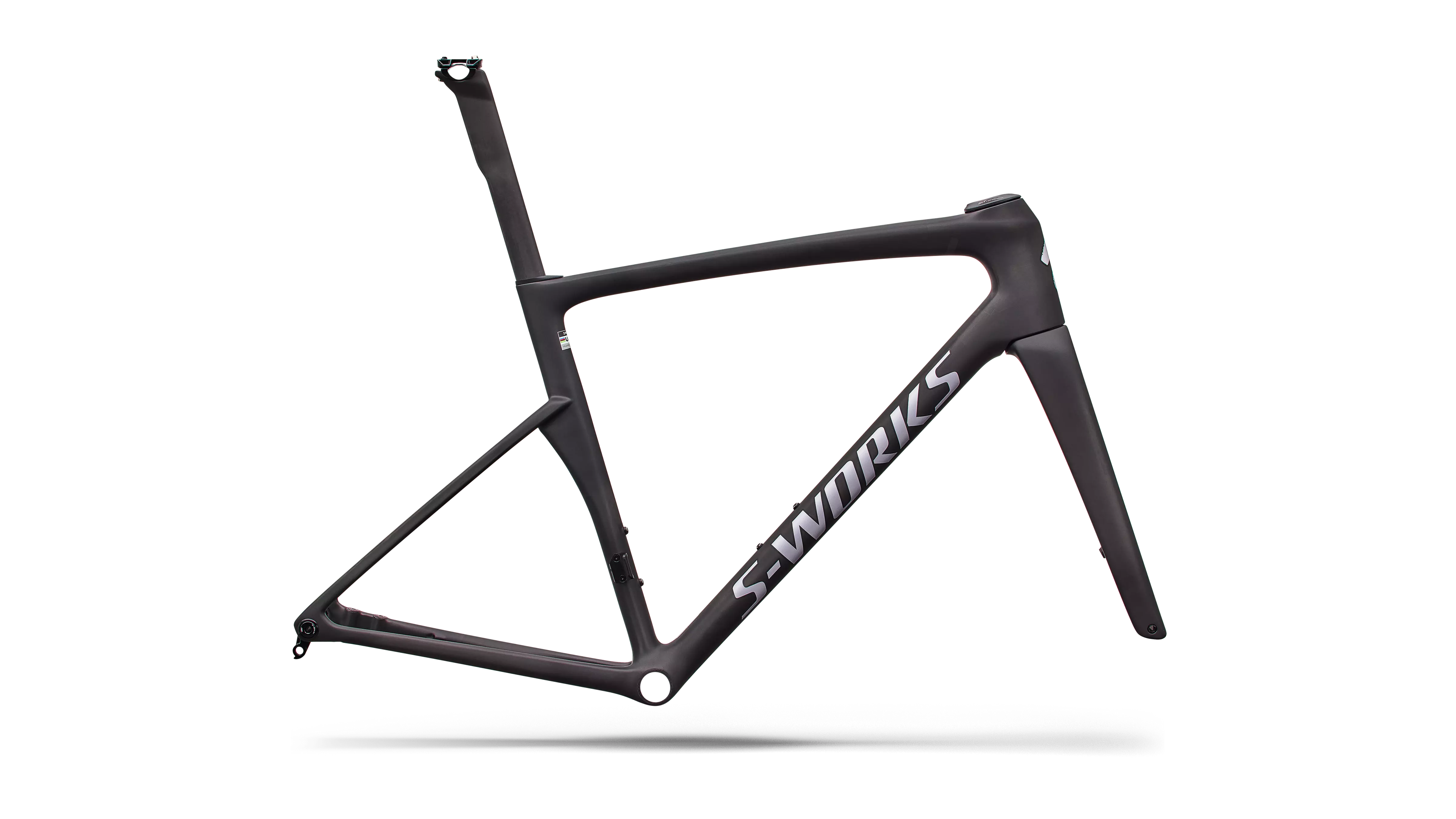 S-Works Tarmac SL9 Rahmenset – Rtp Raw Carbon / Gloss Amethyst Frost – 56